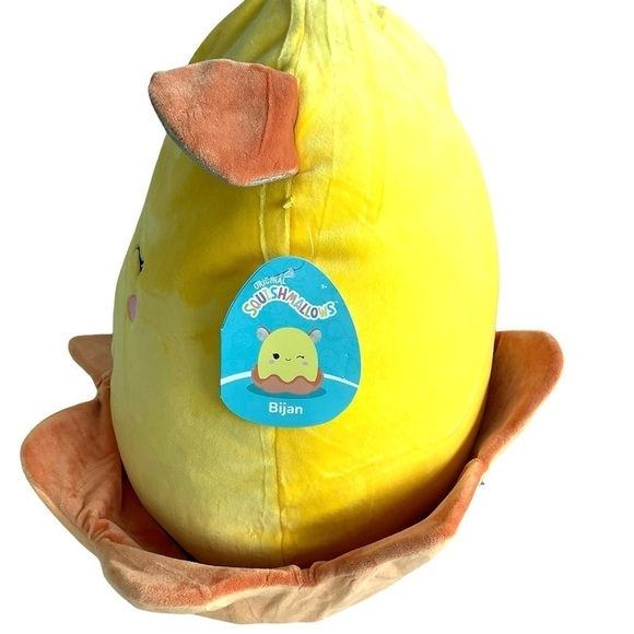 Squishmallows Bijan The Yellow Dumbo Octopus 14” Inch Plush - NWT💛 - Picture 3 of 7